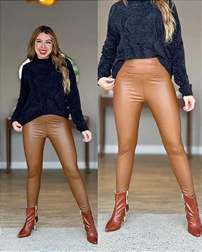 Calça Couro P.U