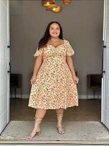 Vestido Floral Curto