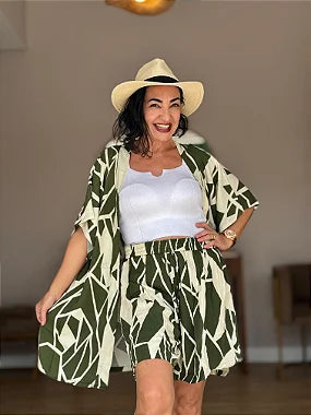 Conjunto Kimono Plus +