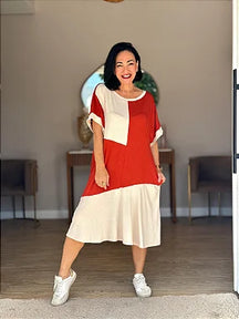 Vestido Bicolor