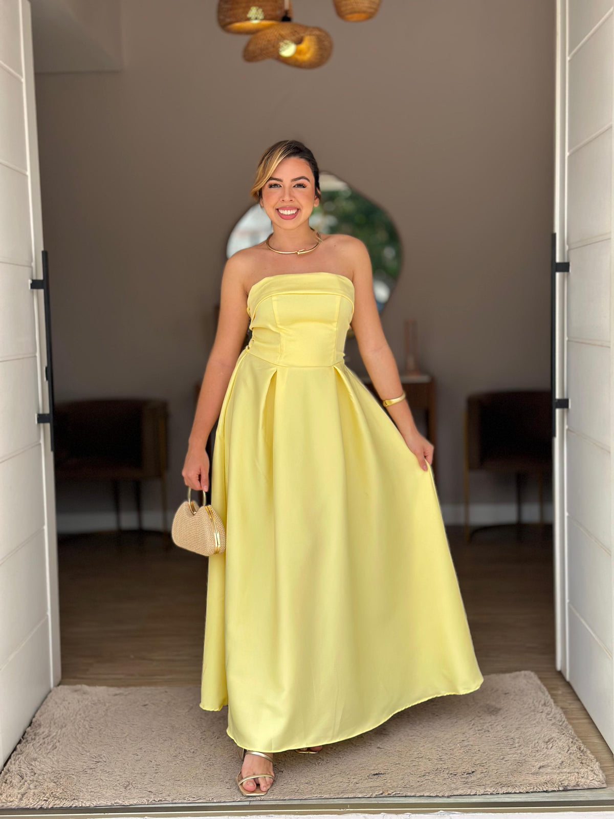 Vestido Celeste