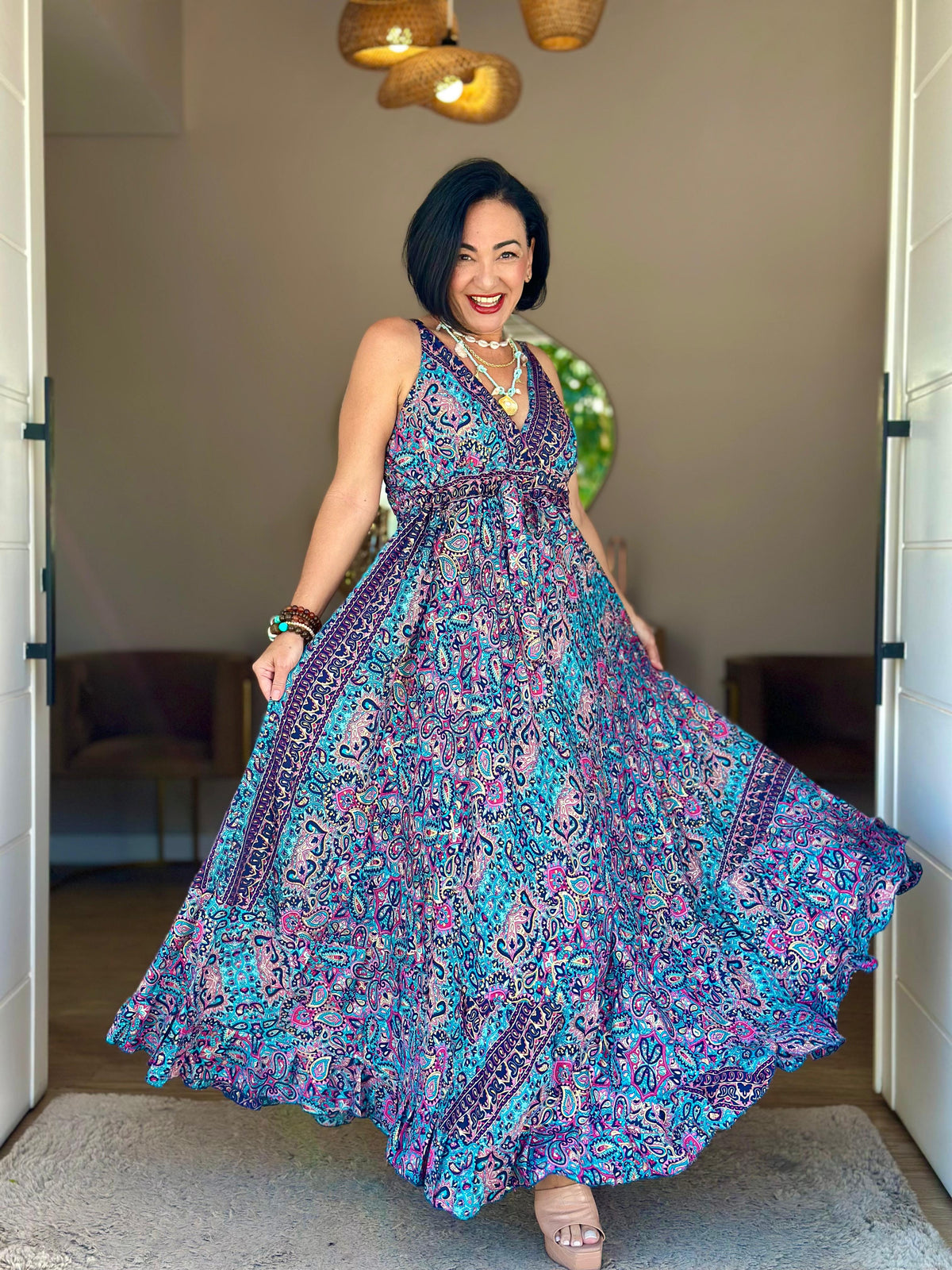 Vestido Indiano Alça