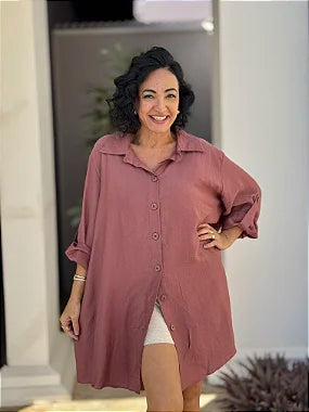 Máxi Camisa Viscolinho
