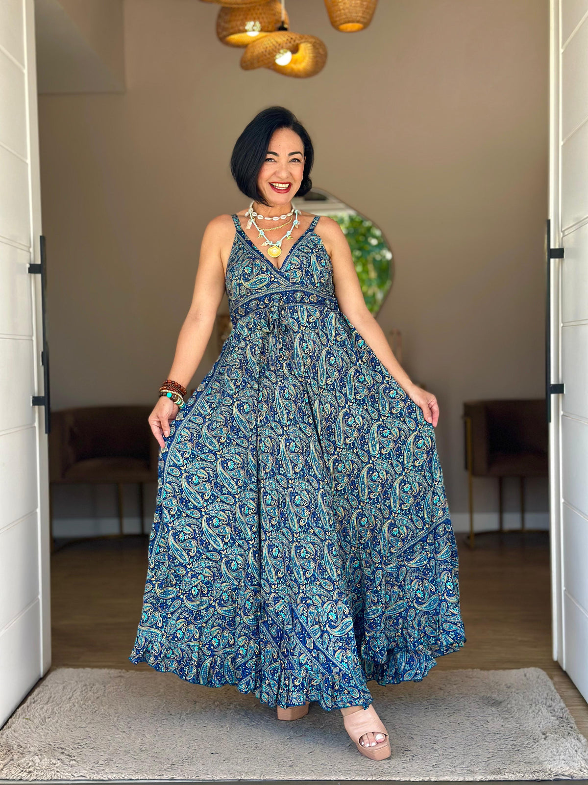 Vestido Indiano Alça