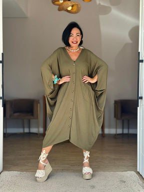 Vestido Kafta Arara