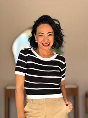 Blusa Modal Listrada Slim - #DESCONTÃO PROGRESSIVO - M3