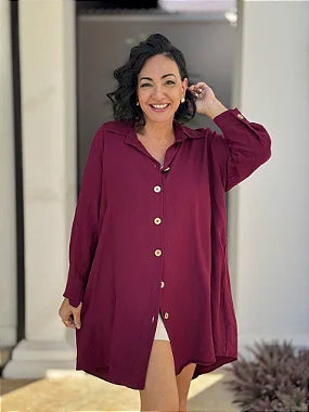 Máxi Camisa Viscolinho