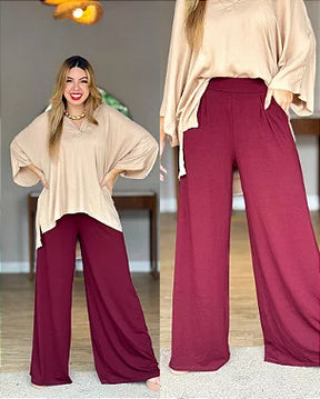 Calça Pantalona Forrada