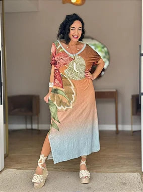 Vestido Maquinetado