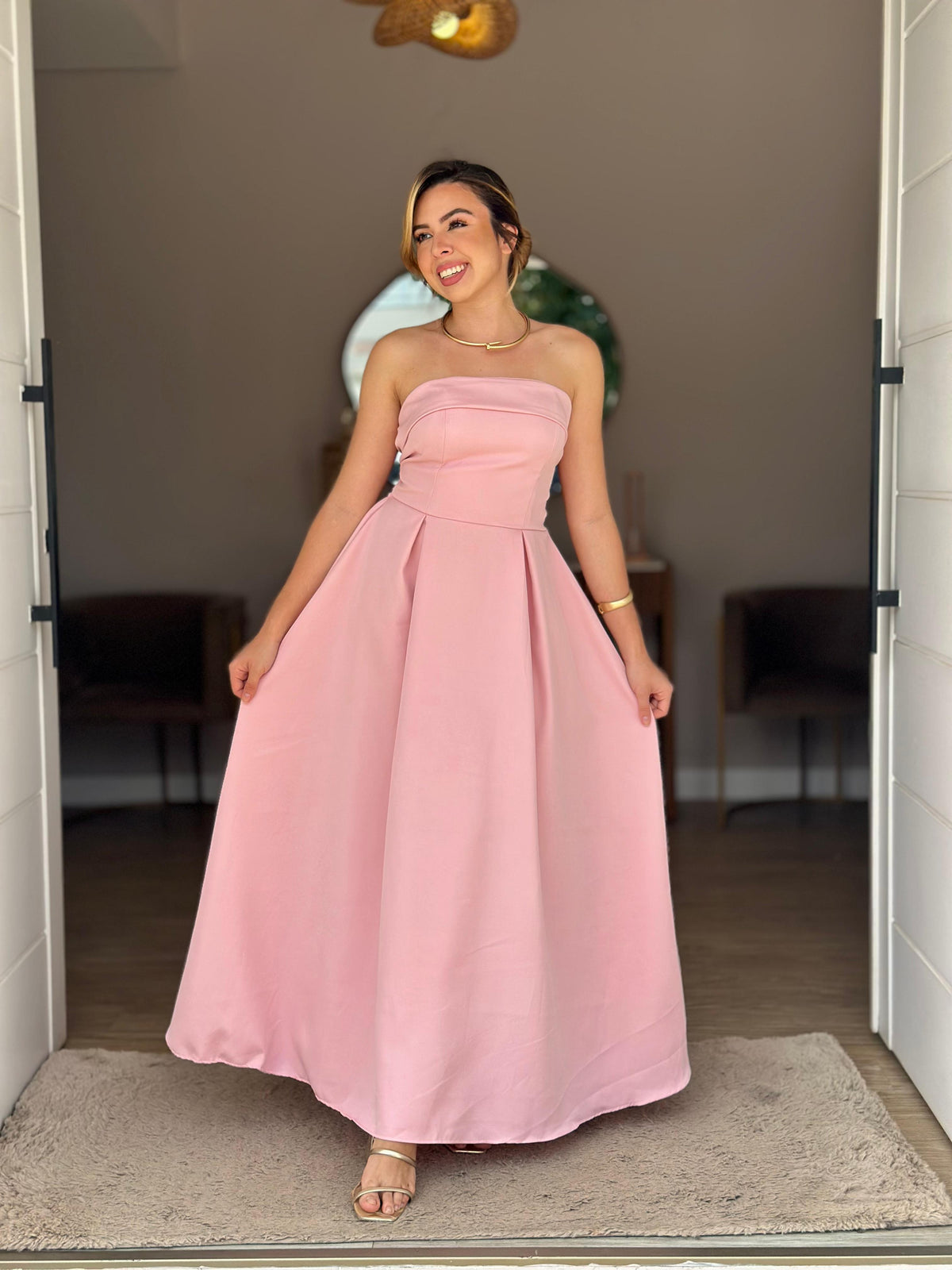 Vestido Celeste