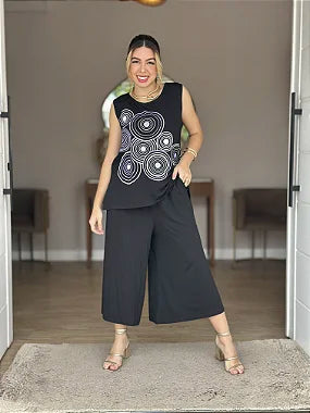 Conjunto Pantacourt Estampado
