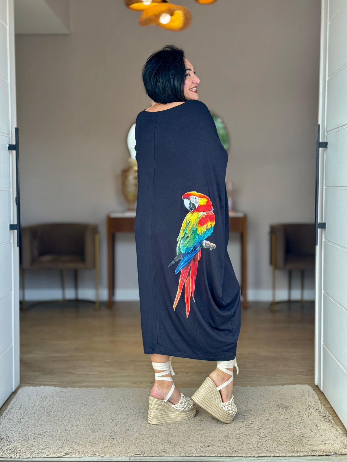 Vestido Kafta Arara