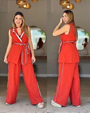 Conjunto Colete Alfaitaria