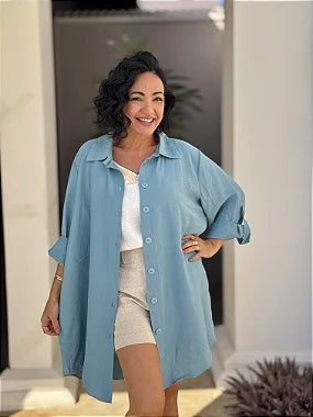 Máxi Camisa Viscolinho
