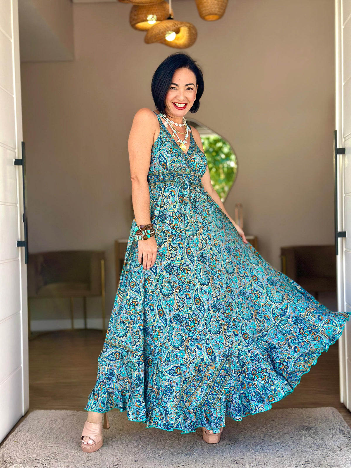 Vestido Indiano Alça