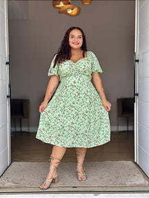 Vestido Floral Curto