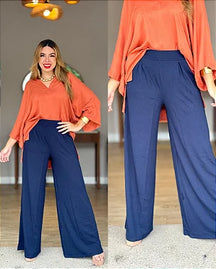 Calça Pantalona Forrada