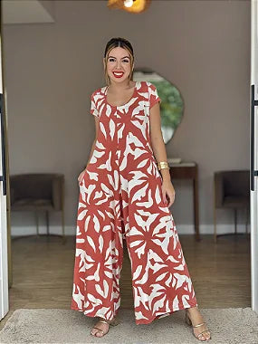Macacão Estampado