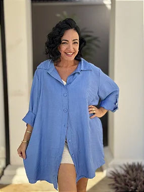 Máxi Camisa Viscolinho